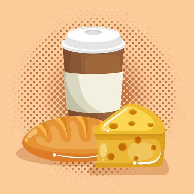パン ベーカリー 背景 パン 無料のベクター