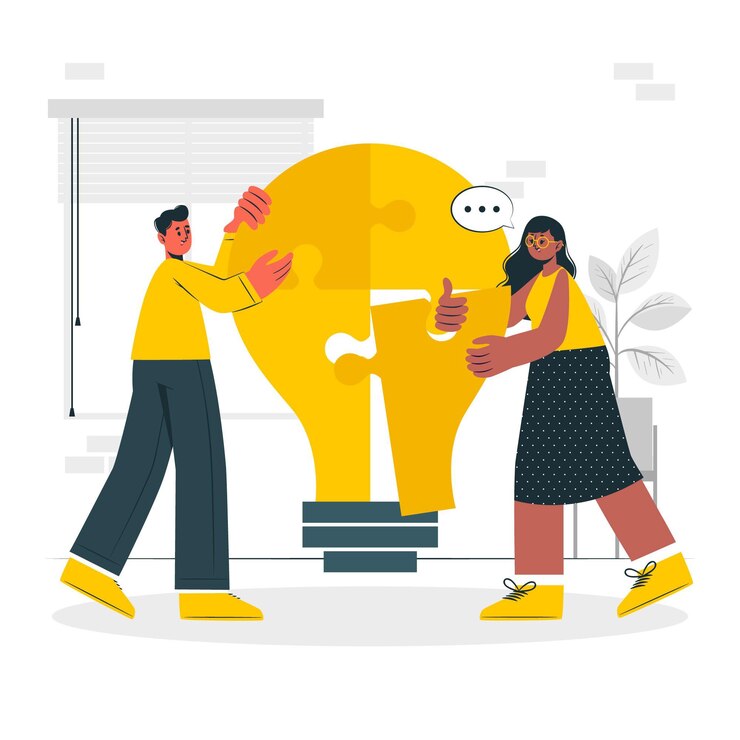 Free Vector collaboration concept illustration