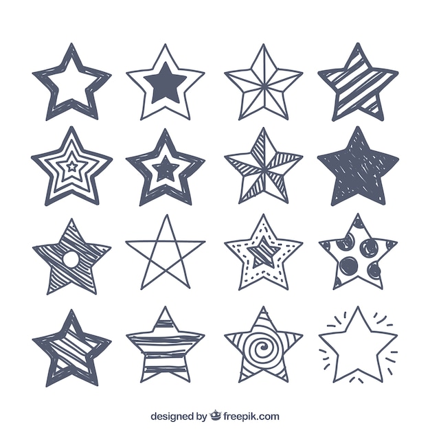 Collection of 16 stars