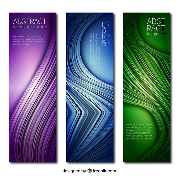 Collection of abstract backgrounds