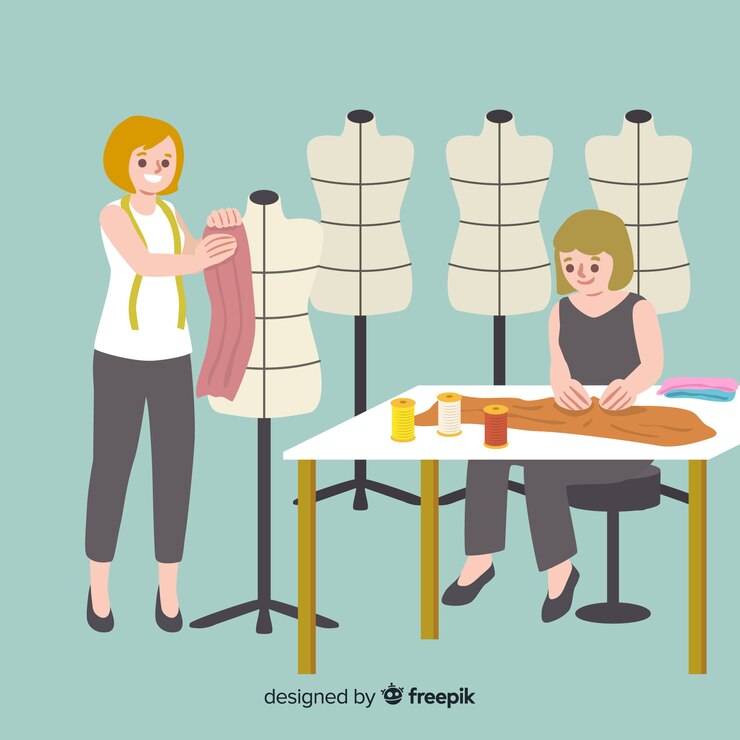 Free Vector collection of artists at work
