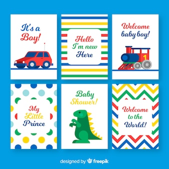 Collection Of Baby Shower Cards