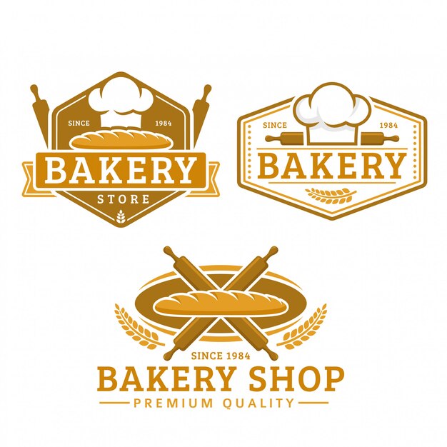 Download Free A Collection Of Bakery Logo Template Bakery Shop Vintage Retro Use our free logo maker to create a logo and build your brand. Put your logo on business cards, promotional products, or your website for brand visibility.