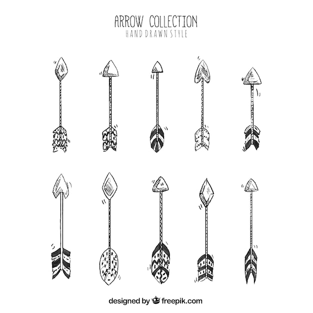 Collection of boho arrows