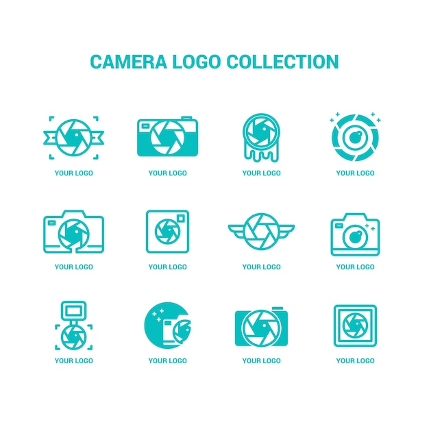 カメラのロゴのコレクション