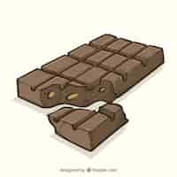 Free vector collection of chocolate bars and pieces