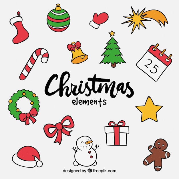 Free vector collection of christmas element