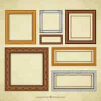 Free vector collection of classic decorative frames