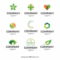 Free vector collection of company logos