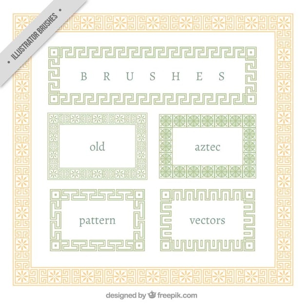 Free vector collection of decorative frame