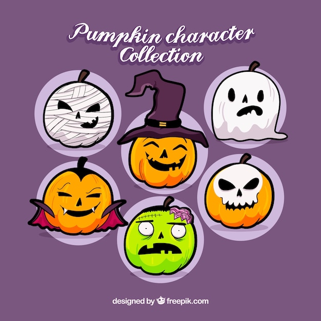 Collection of disguised pumpkin