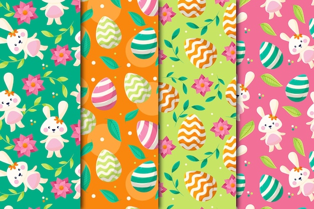 Collection of easter day patterns