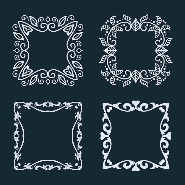 Collection of elegant frames 