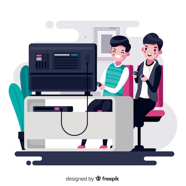 Free Vector collection of friends spending time together