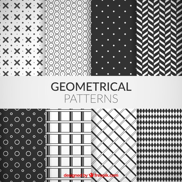 幾何学的なパターンのコレクション