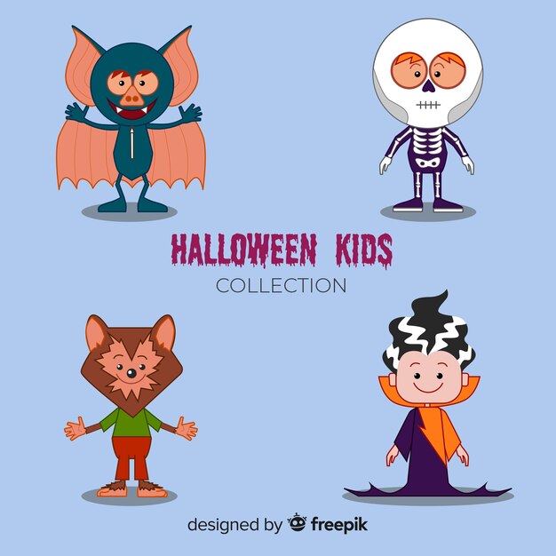 Коллекция детей Хэллоуина