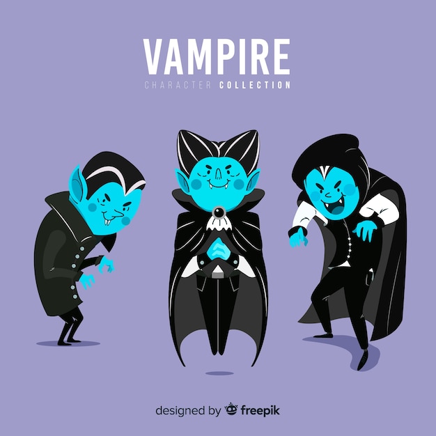 Collezione di vampiri di halloween