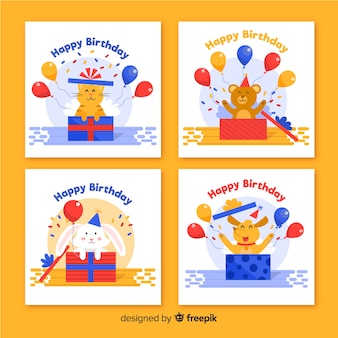 Collection of happy birthday cards