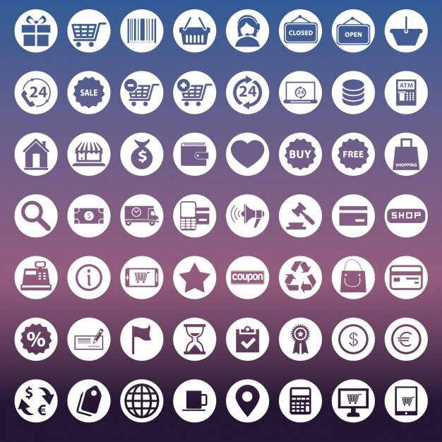 Коллекция иконок для электронной коммерции