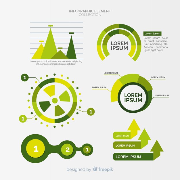 Collection of infographic elements