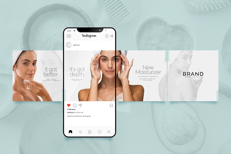 Free Vector collection of instagram carousel templates