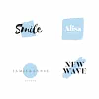 Free vector collection of logos and branding vector