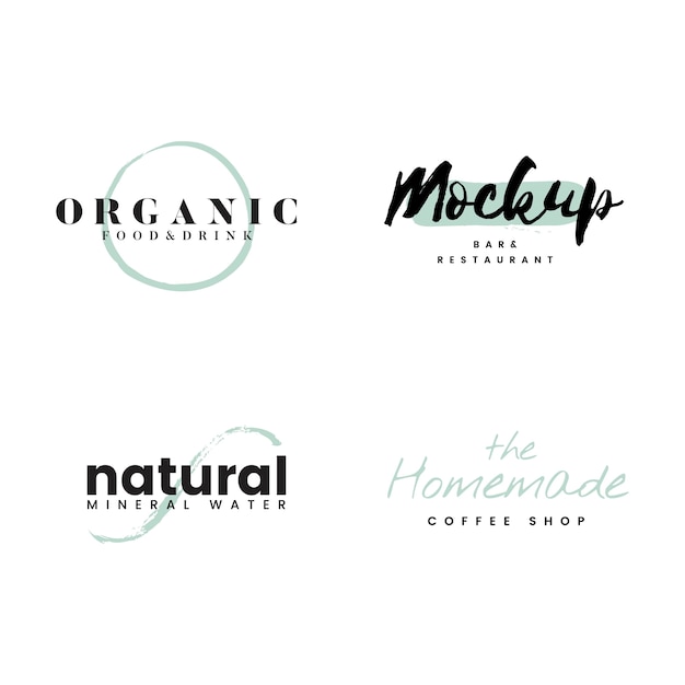 Free vector collection of logos and branding vector