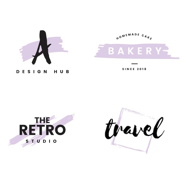 Коллекция логотипов и вектор брендинга