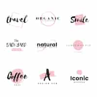 Free vector collection of logos and branding vector