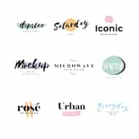 Free vector collection of logos and branding vector