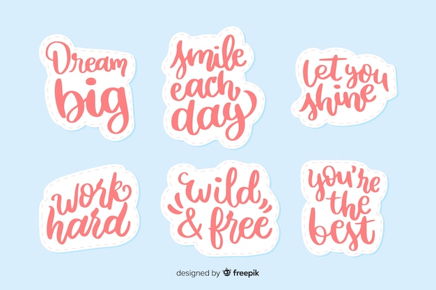 Word Stickers Images - Free Download on Freepik
