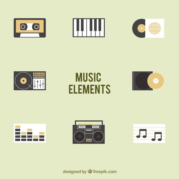 Collection of music elements