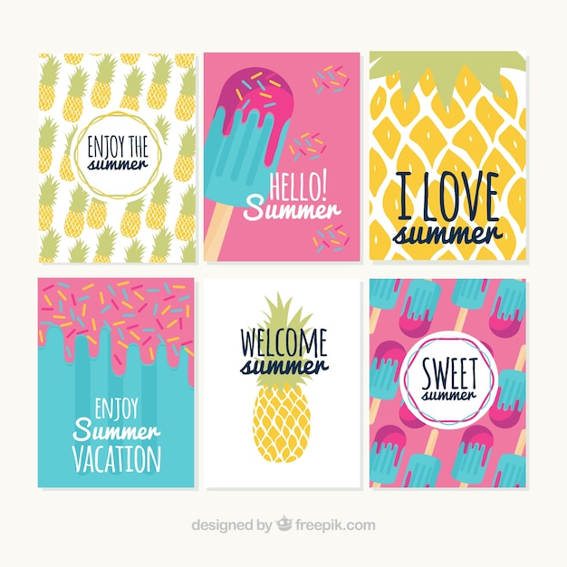 Коллекция красивых летних открыток