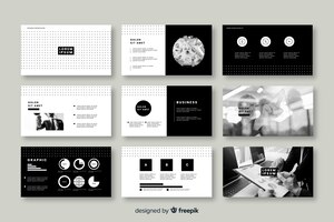collection of cards for business presentation