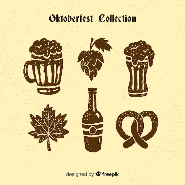 Free vector collection of oktoberfest elements