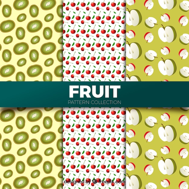 現実的な果物のパターンの収集