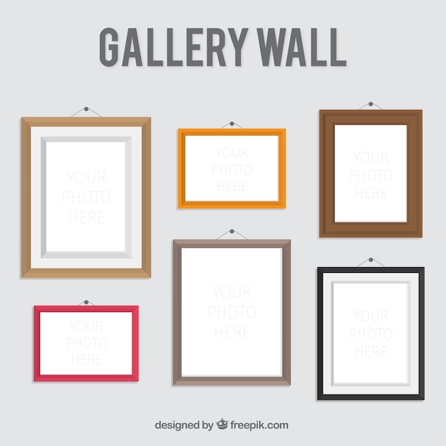 Free vector collection of photo frame