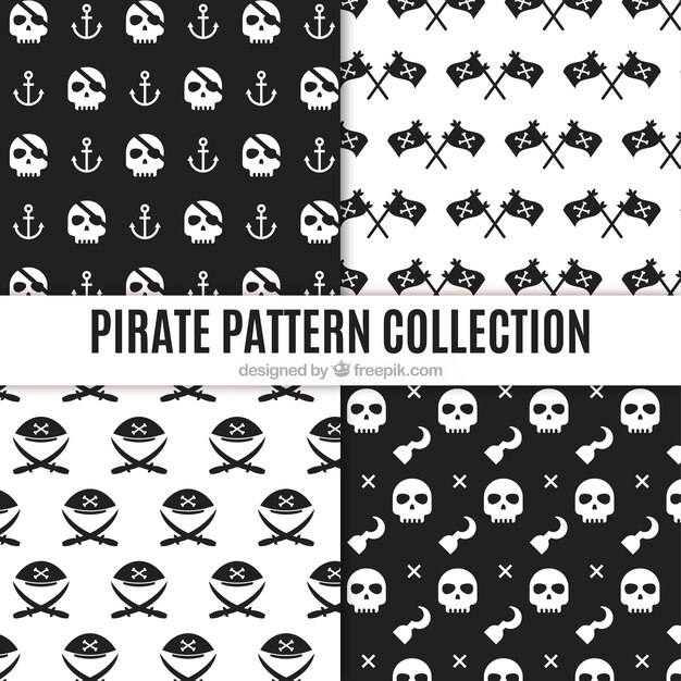 海賊のパターンのコレクション