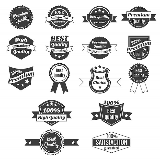 Free vector collection of product price labels and badges