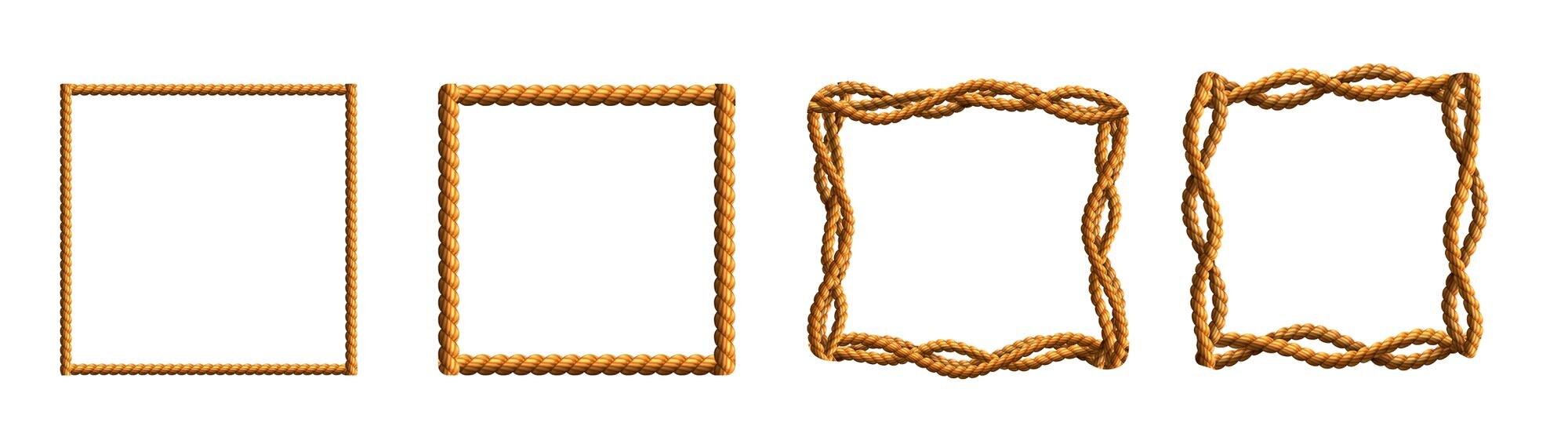 rope frame vector