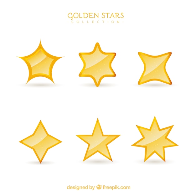 Collection of six stars