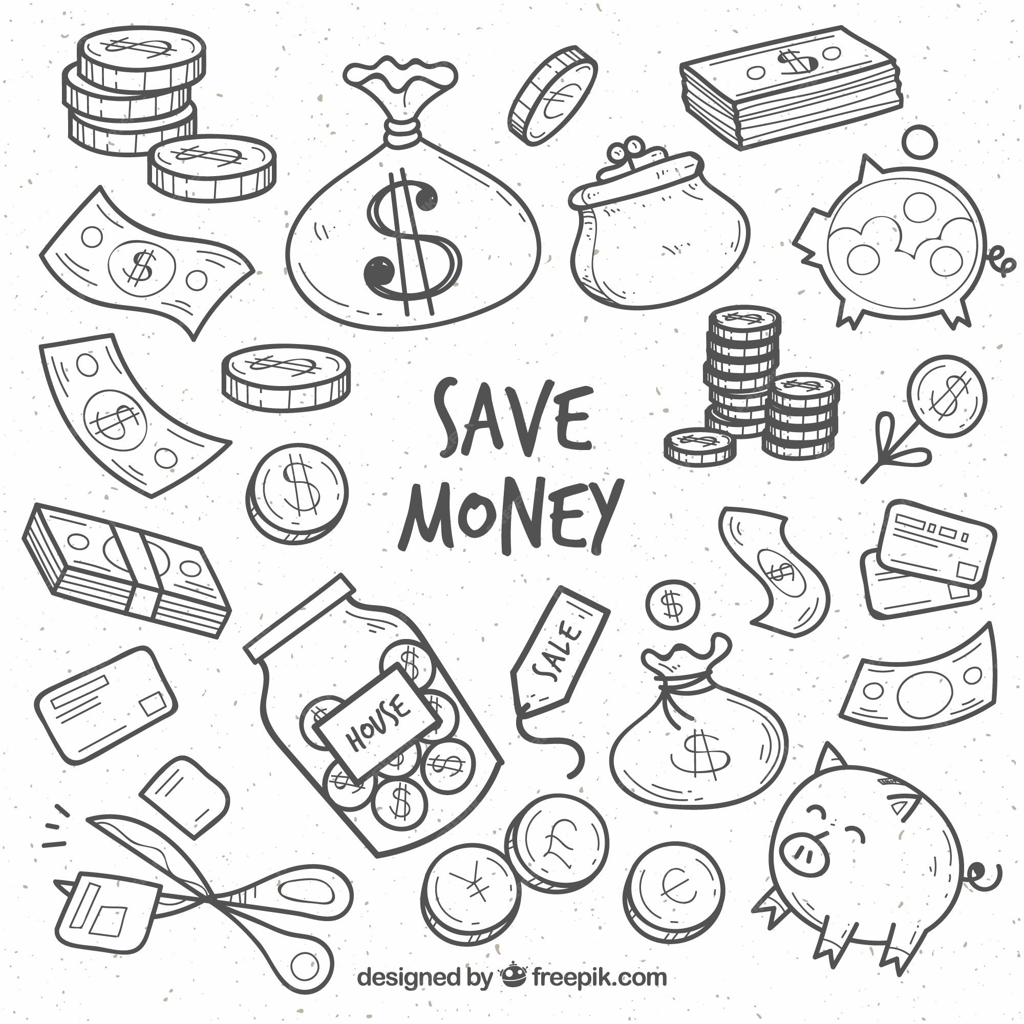 Money Drawing Images - Free Download on Freepik