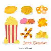 Free vector collection of snacks