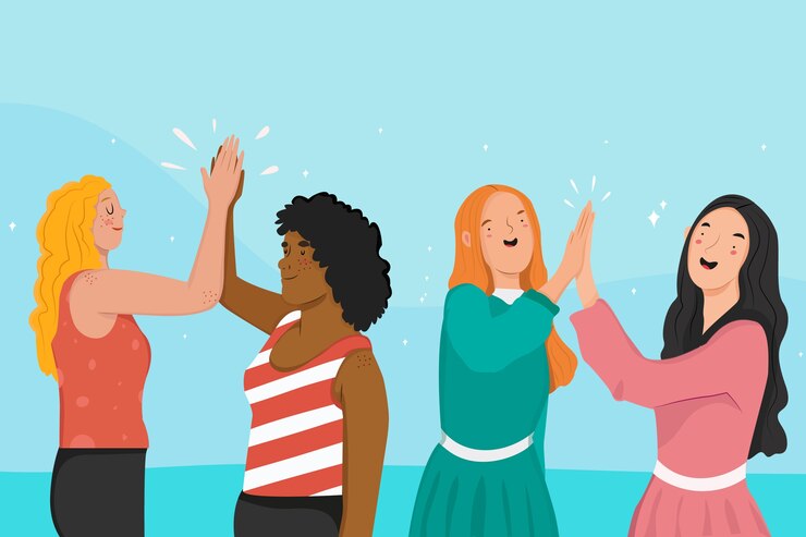 Free Vector collection of society celebrating