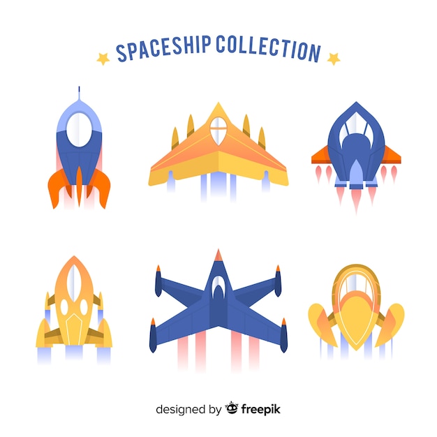 Collection of spaceships