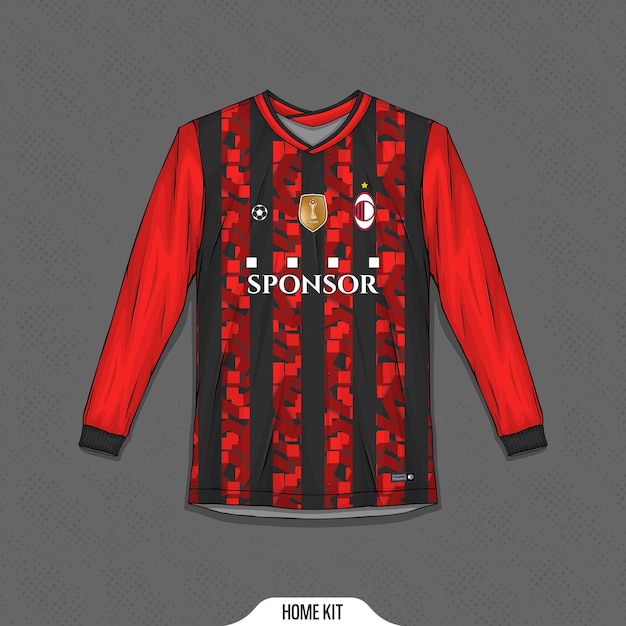 Free vector collection of sports shirts - soccer kit for sublimation