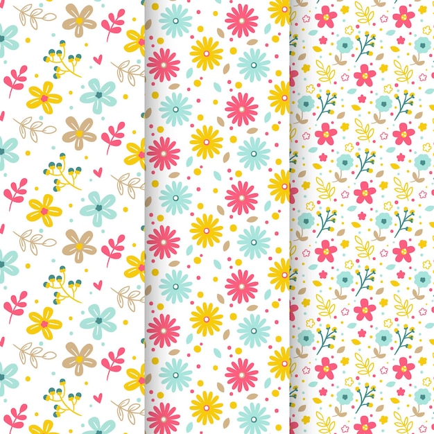 Collection of spring patterns