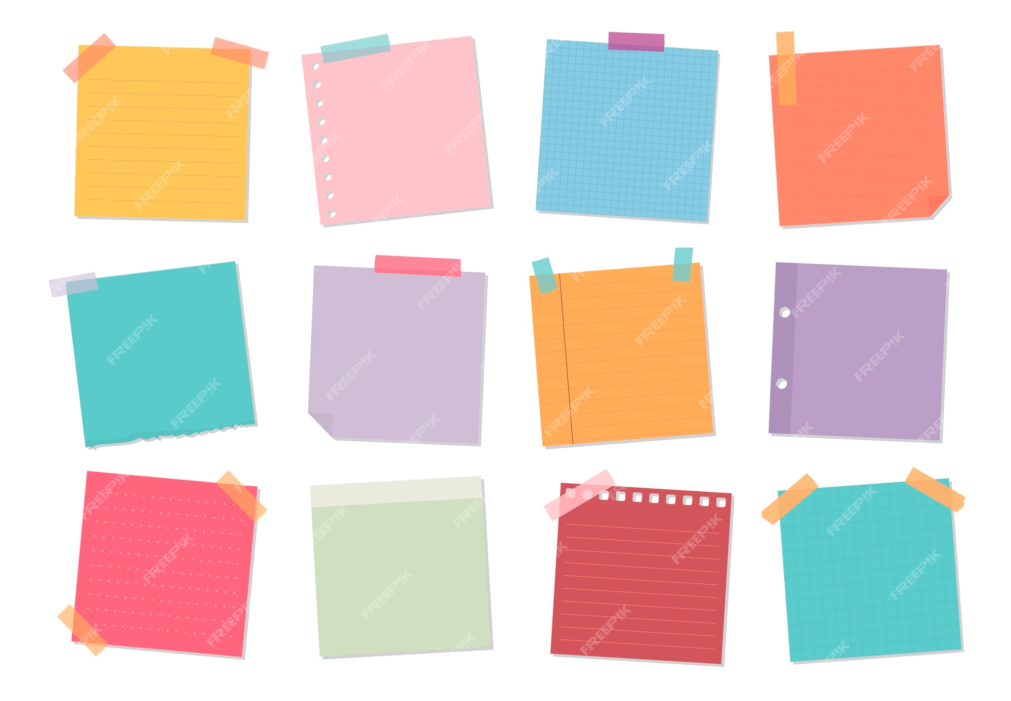 Sticky Notes Free Download on Freepik