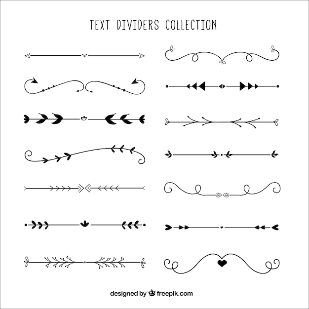 Free vector collection of vintage elegant ornament