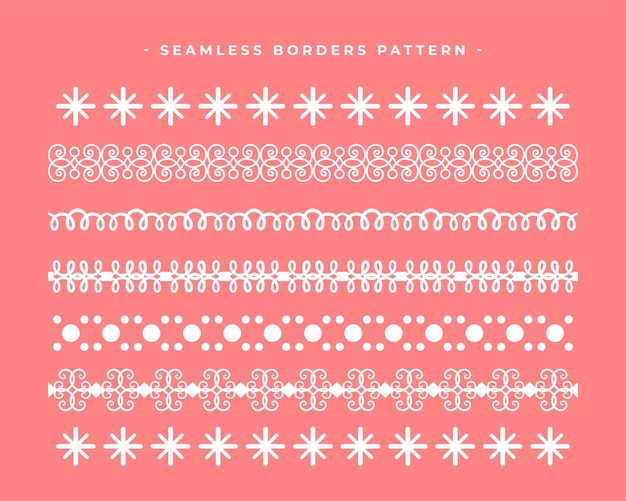 Free vector collection of vintage lace pattern background in ethnic style